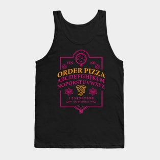 Order Pizza Ouija Board Pizza Lover Witchcraft Halloween Gift Tank Top